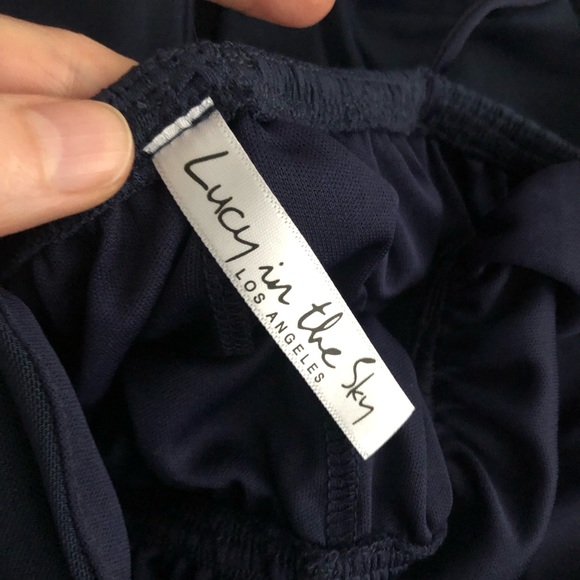 Lucy in the sky navy backless long dress, size S - Picture 6 of 8
